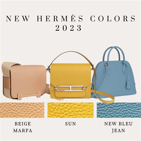 hermès color chart 2024